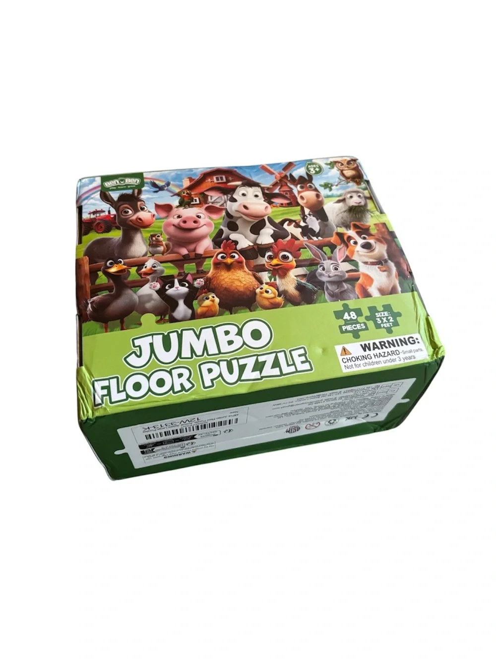 3/$20 Farm Animals 48 Piece Puzzle for Toddlers and Kids